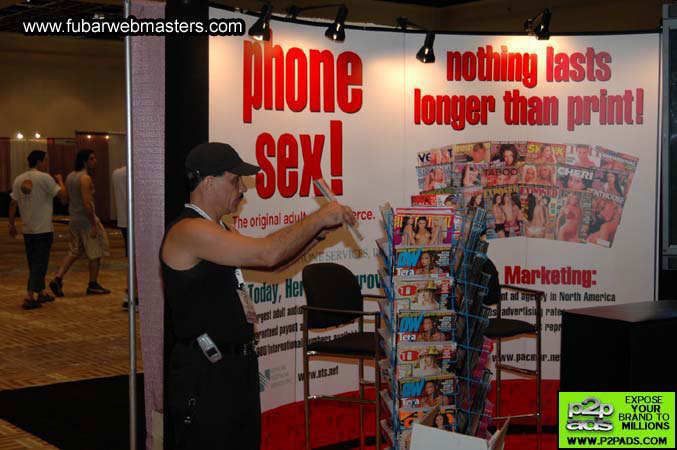 The Show Floor Setup 2005