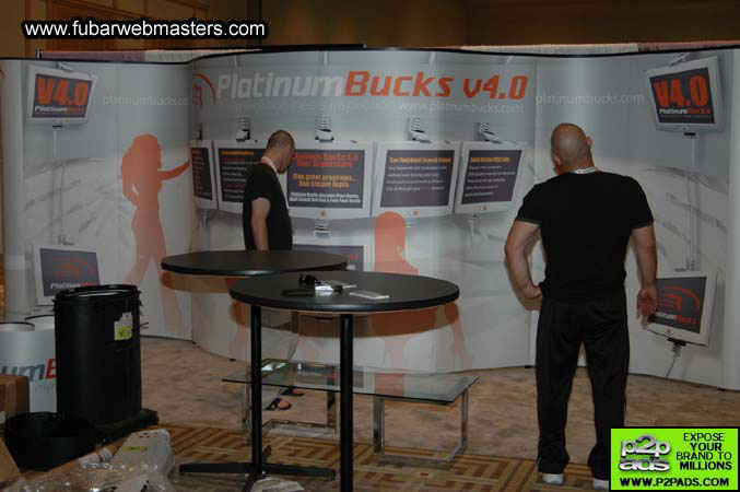 The Show Floor Setup 2005