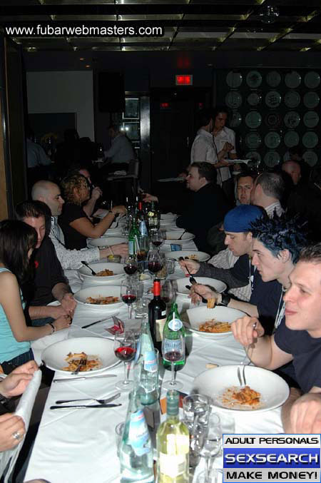 Dinner at Buona Notte 2005