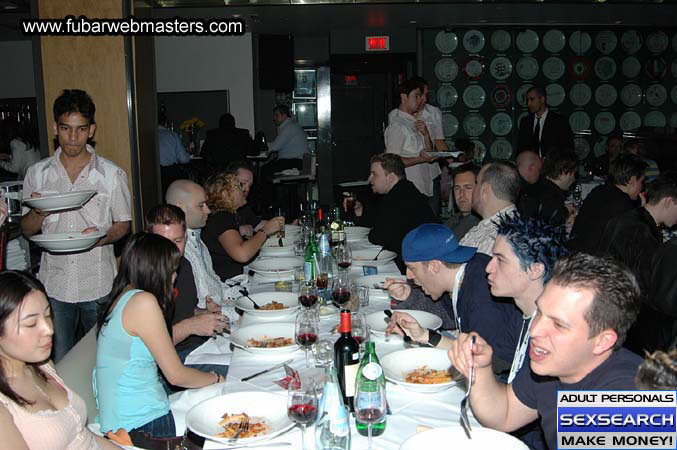 Dinner at Buona Notte 2005