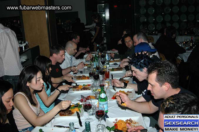 Dinner at Buona Notte 2005