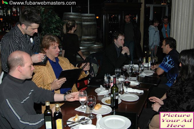 Dinner with a few friends 2005