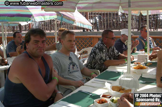 Lobster and margarita dinner in Puerto Nuevo 2004