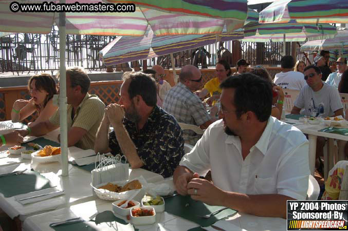 Lobster and margarita dinner in Puerto Nuevo 2004