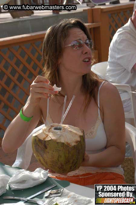 Lobster and margarita dinner in Puerto Nuevo 2004