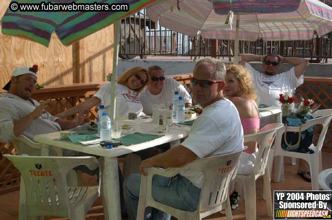 Lobster and margarita dinner in Puerto Nuevo 2004