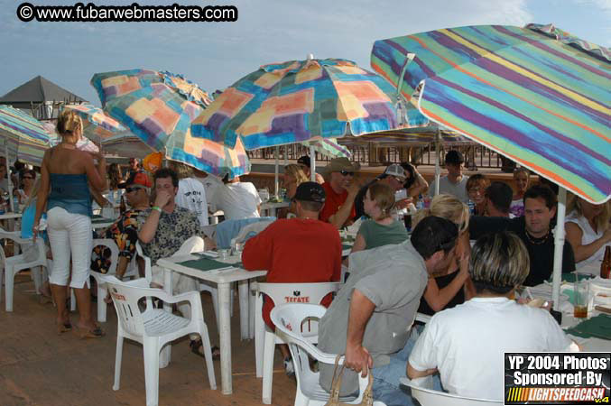 Lobster and margarita dinner in Puerto Nuevo 2004