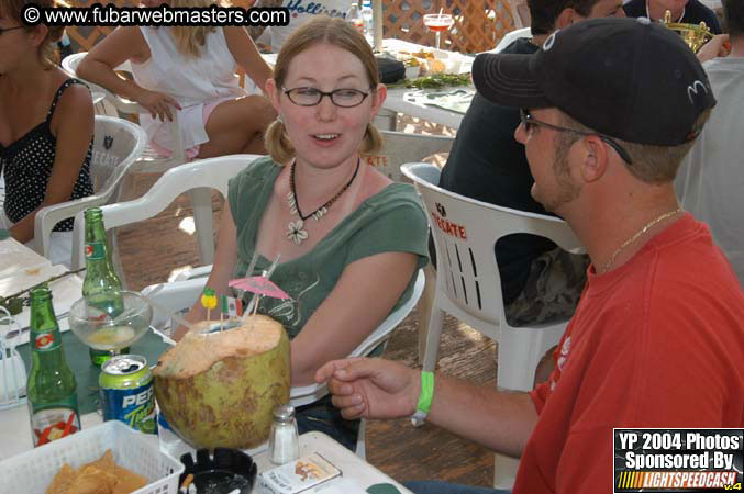 Lobster and margarita dinner in Puerto Nuevo 2004