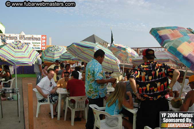 Lobster and margarita dinner in Puerto Nuevo 2004