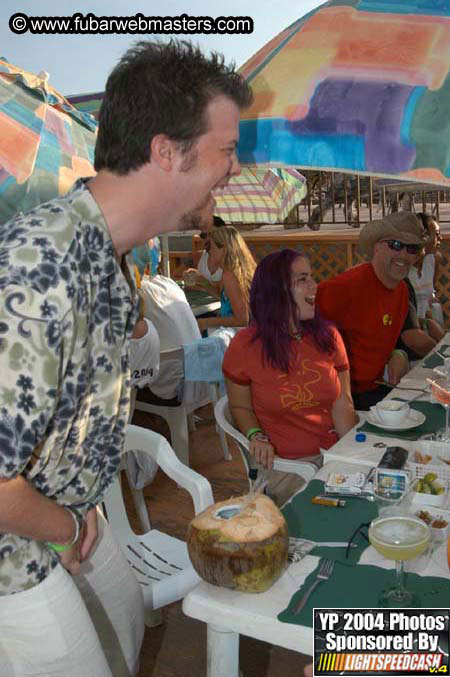 Lobster and margarita dinner in Puerto Nuevo 2004