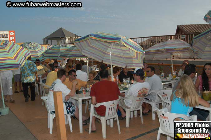 Lobster and margarita dinner in Puerto Nuevo 2004