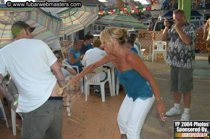 Lobster and margarita dinner in Puerto Nuevo 2004