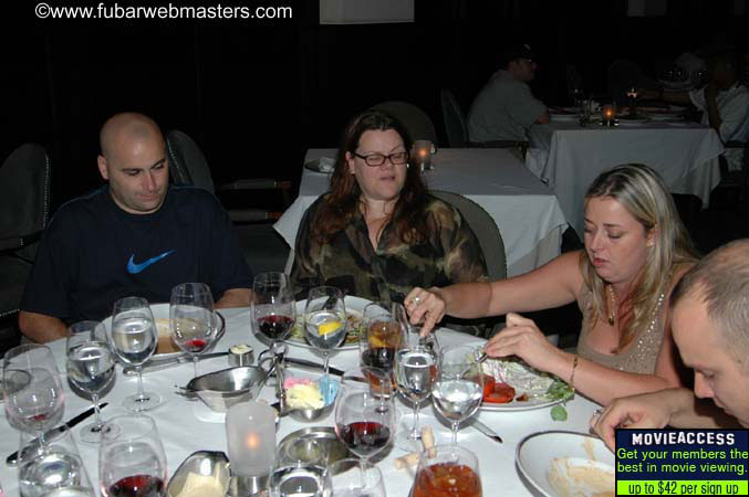 Dinner with the SexSearch crew 2005