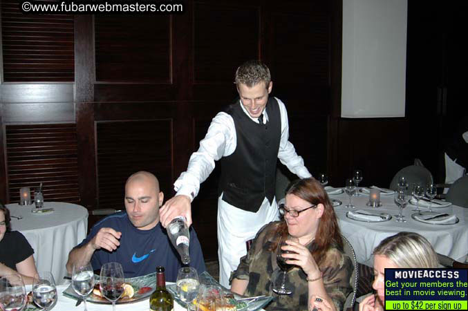 Dinner with the SexSearch crew 2005