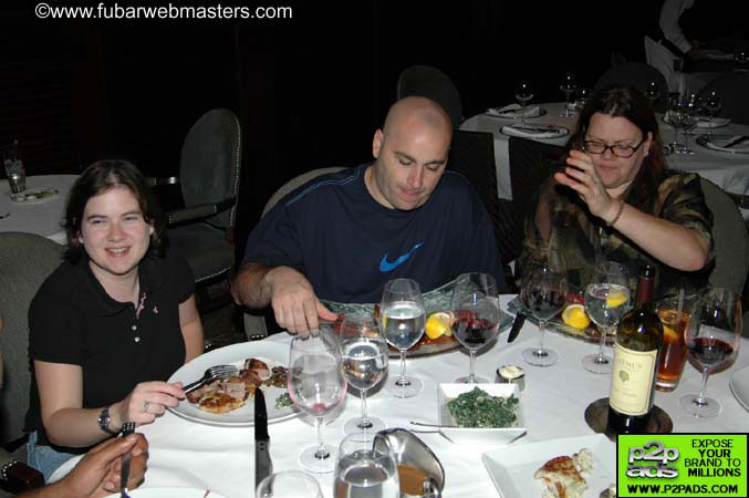 Dinner with the SexSearch crew 2005