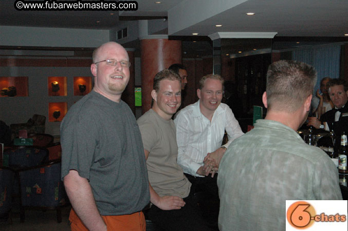Networking at the hotel 2005