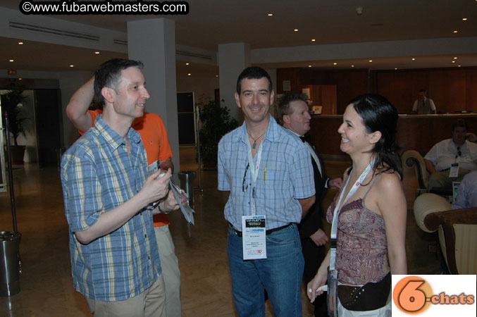 Networking at the hotel 2005