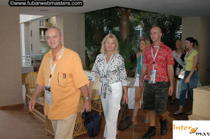 Networking at the hotel 2005