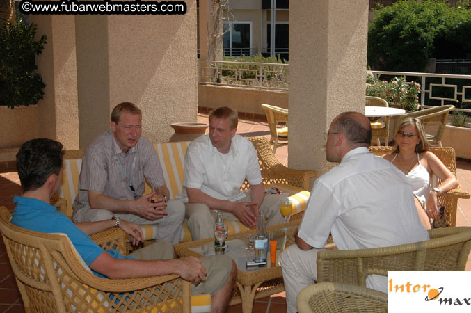 Networking at the hotel 2005