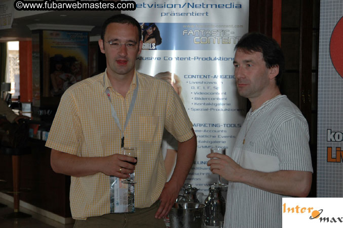 Networking at the hotel 2005