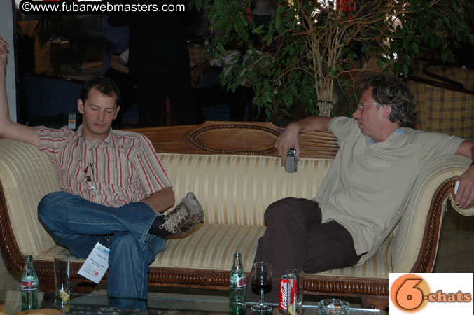 Networking at the hotel 2005