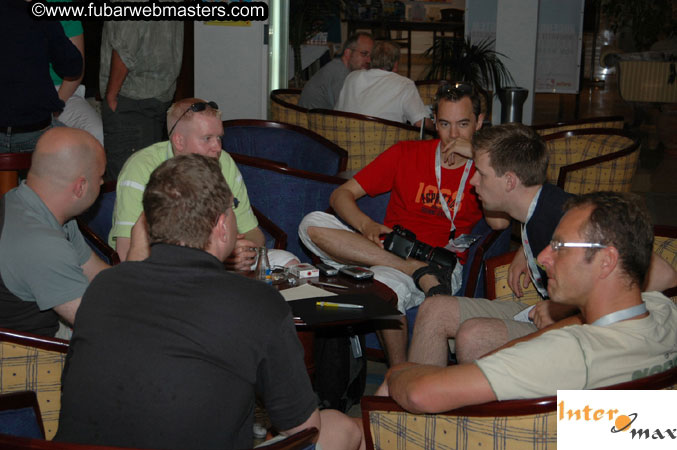 Networking at the hotel 2005