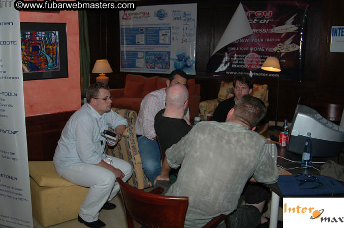 Networking at the hotel 2005