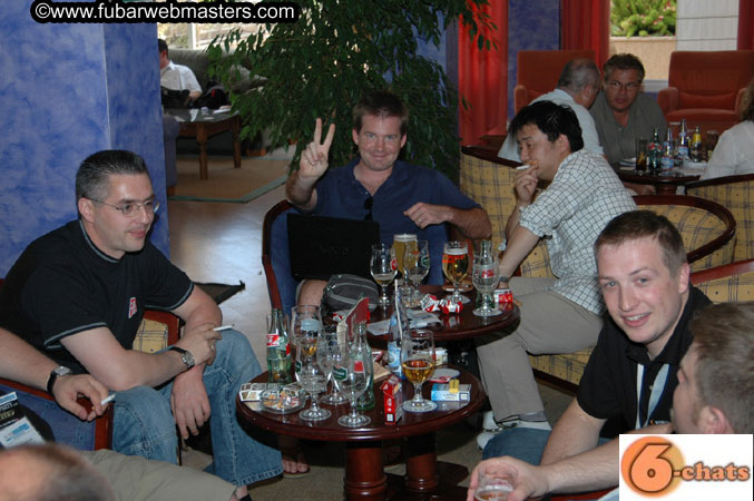 Networking at the hotel 2005