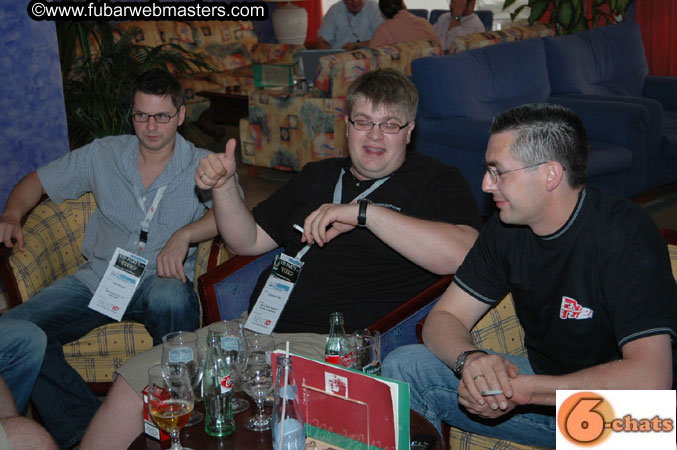 Networking at the hotel 2005