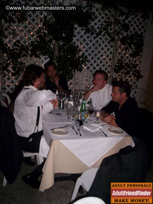 Dinner at Spumante 2005