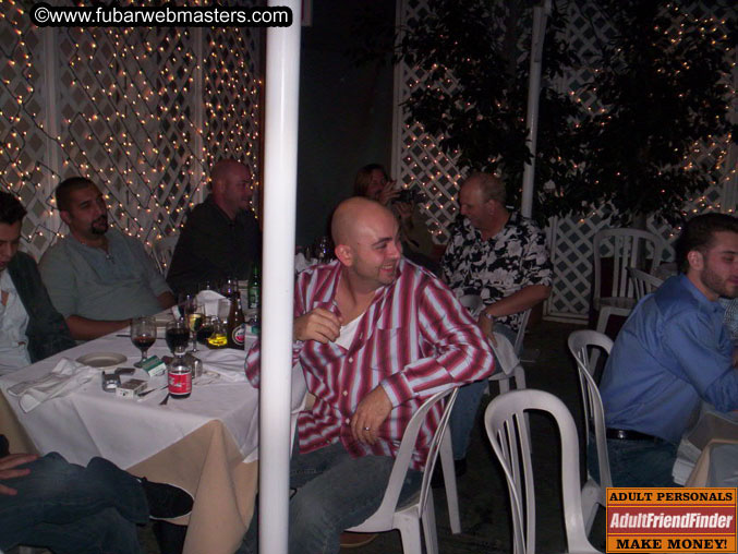 Dinner at Spumante 2005