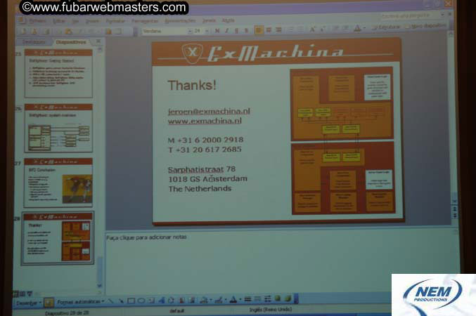 AOE & WorldTeleMedia Conference - Lisbon, Nov 7 - 9, 2004