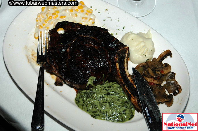 Dinner @ Drinkwater's City Hall Steakhouse 2005