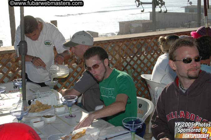 Lobster and Margarita dinner at Puerto Nuevo 2005