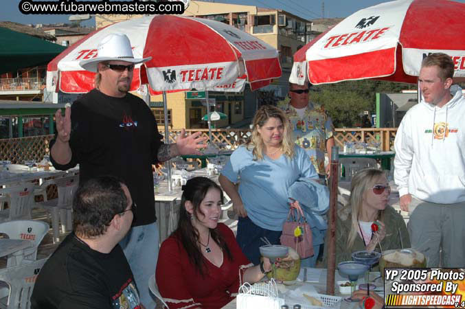 Lobster and Margarita dinner at Puerto Nuevo 2005