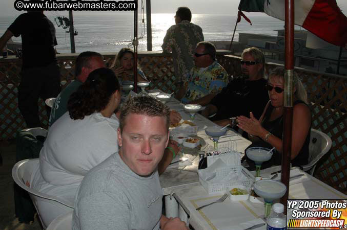 Lobster and Margarita dinner at Puerto Nuevo 2005