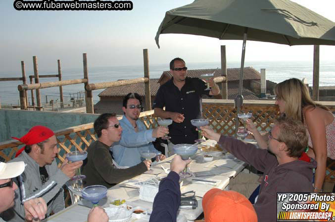 Lobster and Margarita dinner at Puerto Nuevo 2005