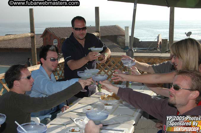 Lobster and Margarita dinner at Puerto Nuevo 2005