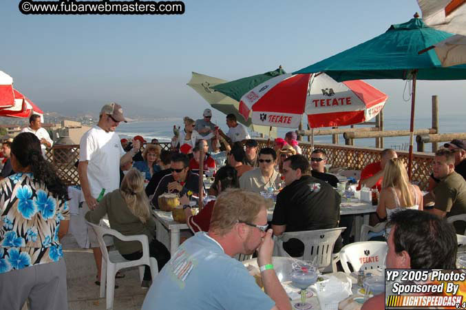 Lobster and Margarita dinner at Puerto Nuevo 2005