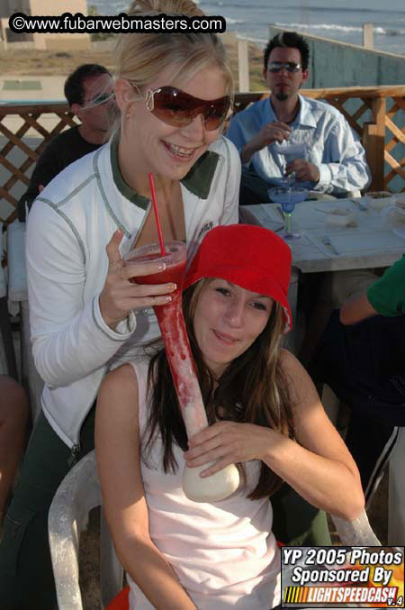 Lobster and Margarita dinner at Puerto Nuevo 2005