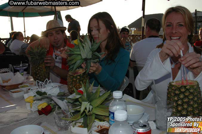 Lobster and Margarita dinner at Puerto Nuevo 2005