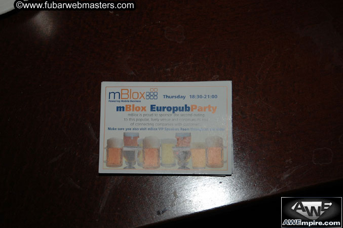 MBlox Europub Party 2005